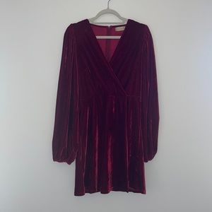 Red Velvet Dress